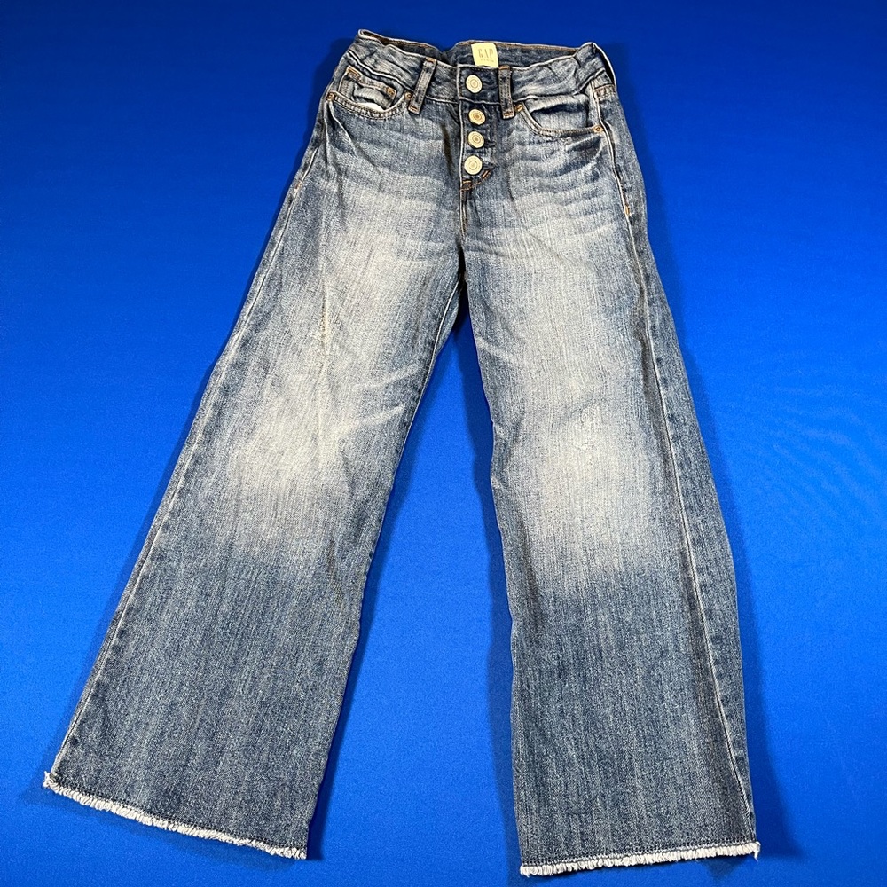 Gap denim high rise wide leg jeans